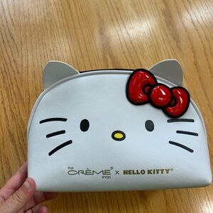 The Creme Shop x Hello Kitty Sanrio Red Bow Makeup Cosmetic Toiletry Bag